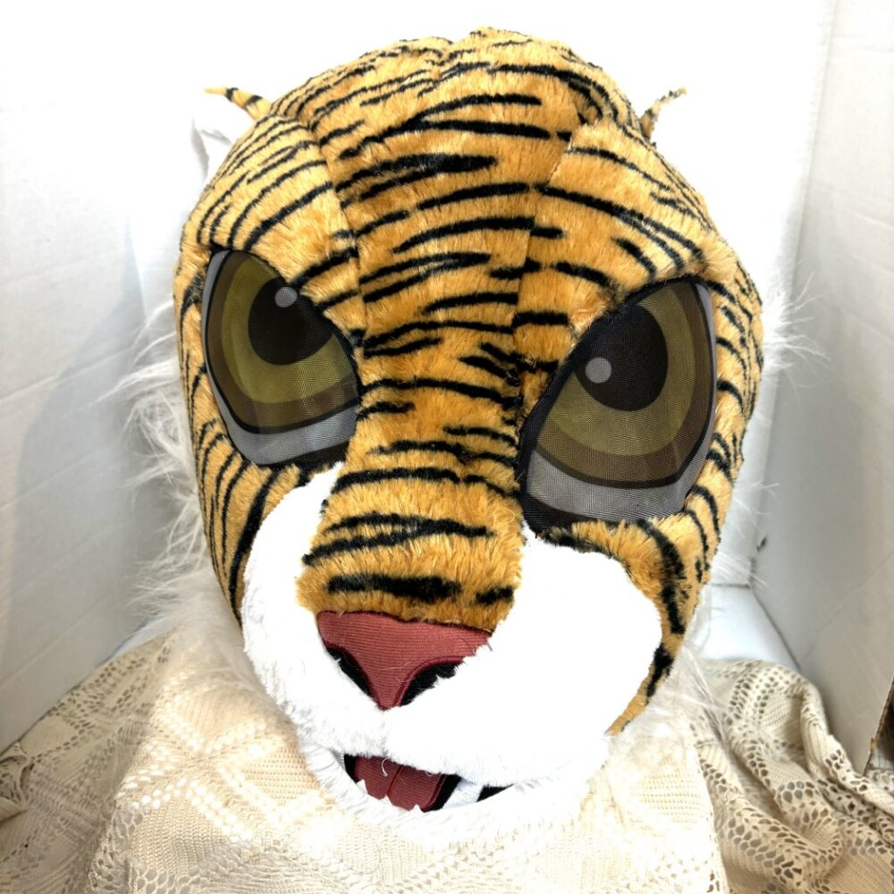 Dan Dee Big Greeter Heads Tiger Plush Mascot Head Adult Halloween